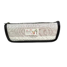 2013 ECO pencil case linen cotton pencil bag little bear teddy OEM ODM