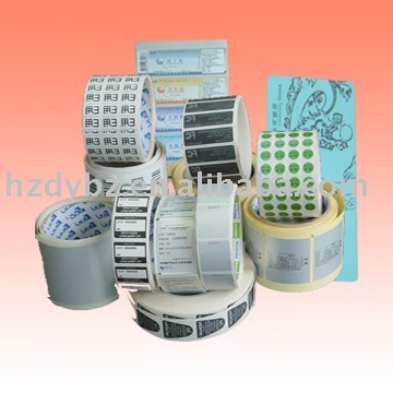 Self-adhesive sticker/sticker label/ pvc sticker