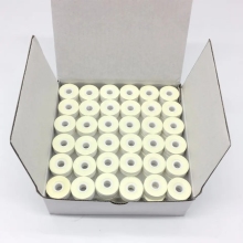 L Style Side Less Pre Wound Bobbin Thread Embroidery Machine 40S/2 Cotton Thread