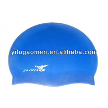 PVC blue blue swim cap