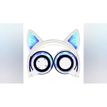 Auriculares lindos inalámbricos del oído del gato de la nueva venta caliente