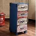 Living Room Industrial Style Decorative Shabby Wood Cabinet