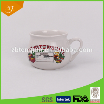 Sweet Youth Ceramic Soup Cup, High Quality Ceramic Soup Cup