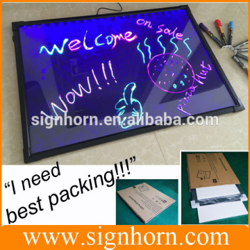 best-selling low price led writing board fluorescent