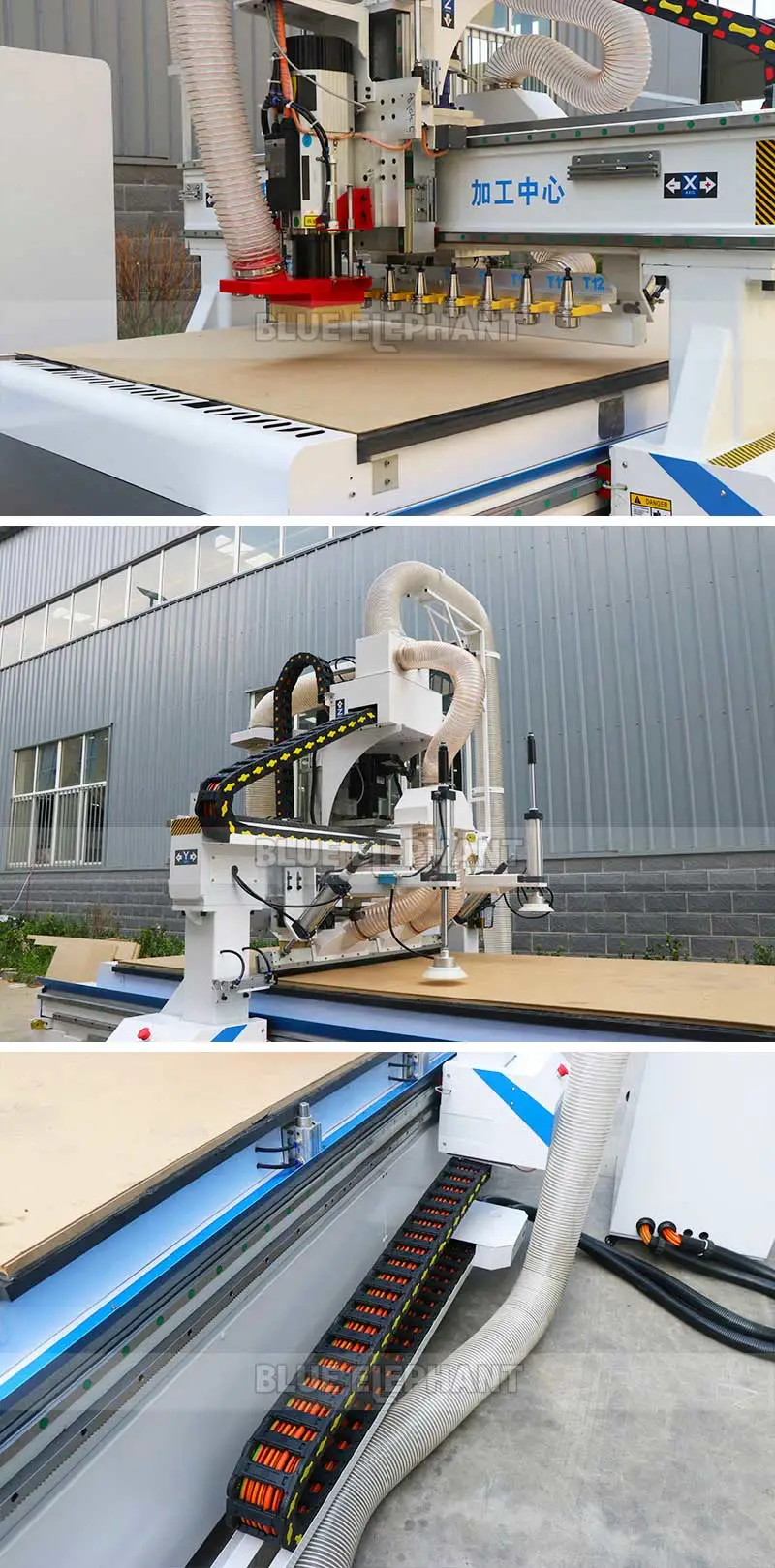 High Speed 1325wood CNC Machine Router with Hsd Air Cooling Spindle