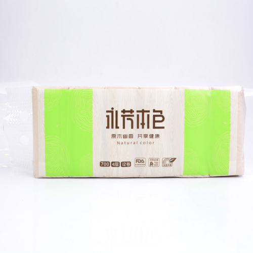 Papier toilette en pâte de bois naturel Yongfang