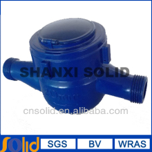 Rotary wane wet dial plastic liguid sealed ABS water meter