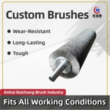 Precision Single Steel Strip Wire Brush Roll