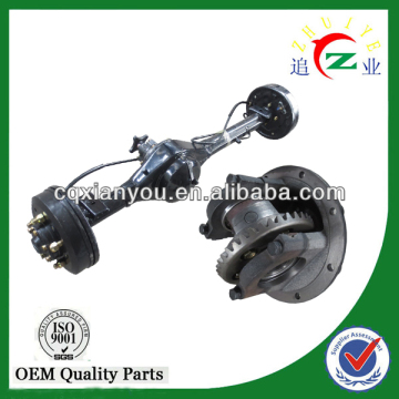 cheap full floating three wheel motorcycle rear bridge assembly