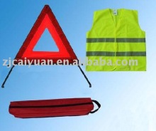 reflector warning triangle & reflective vest