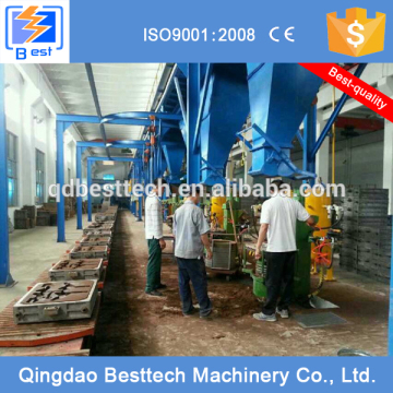 Green Sand Preparation Line, Clay sand reclamation line.