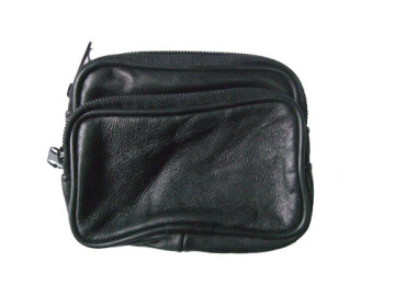 Black Lambskin Leather Coin Purse (DS362436)