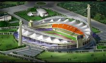 Huaibei Stadium membrane structure roof canopy