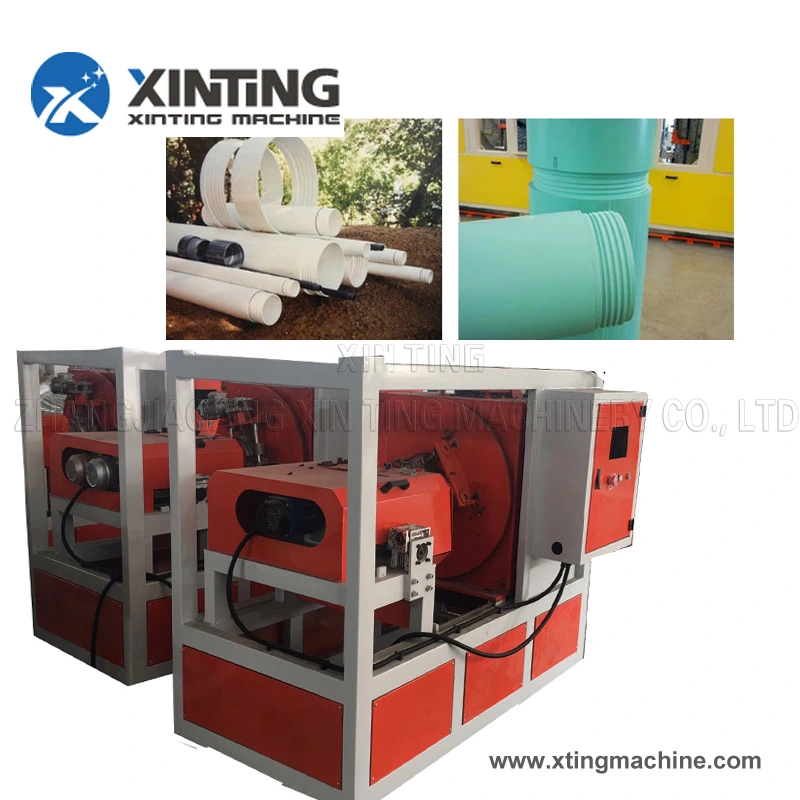 Autumatic Threading PVC Pipe Slotting Punching Drilling Machine