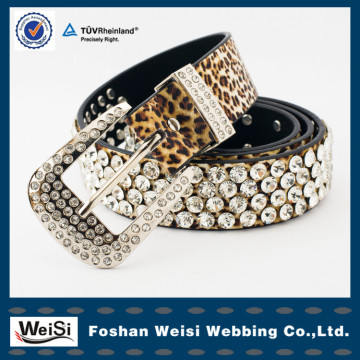 customized design fashionable women beaded crystal belts