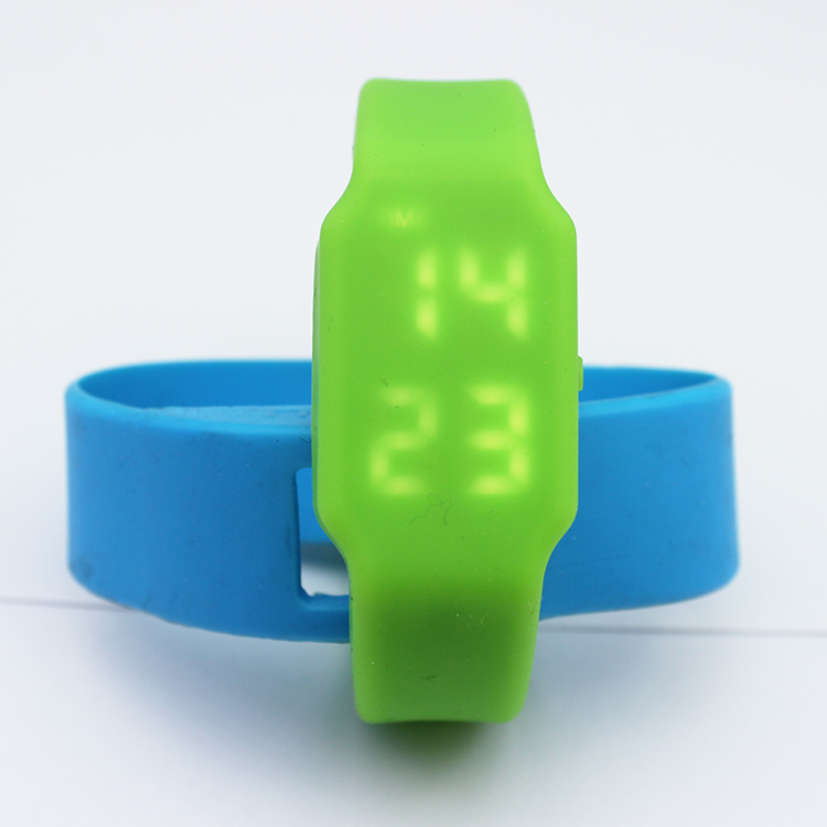 Colorful Silicone Bracelet LED memory watch