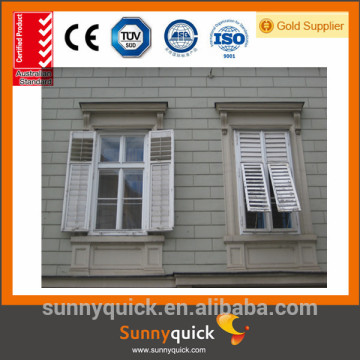 aluminum exterior louver window for villa /hotel