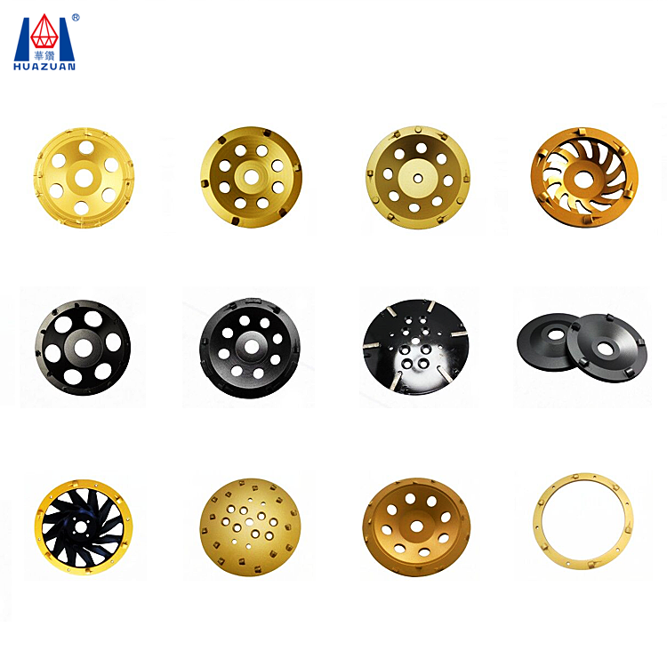 Huazuan PCD Grinding Cup Wheel for Removing Glues Epoxy and Paints