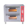 Commercial heavy duty double chamber pizza oven