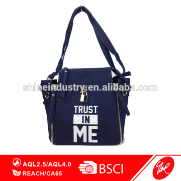 Casual Style Women Denim Hand Bag Leisure Shoulder Bag