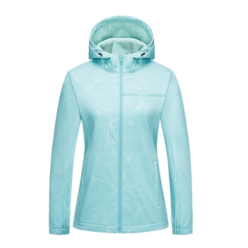 Cappotto in tessuto softshell casual da donna