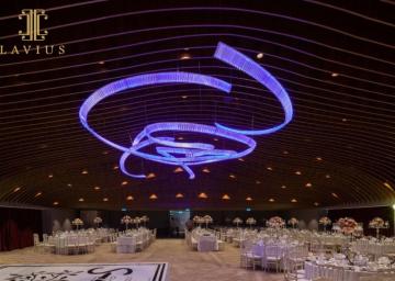 Updated modern contemporary lighting chandelier dining area