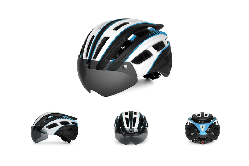 Magnetic Snap-On Ebike Helmet with Windproof Visor
