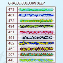 Seed Beads 11/0 Czech Opaque Mixed Colors