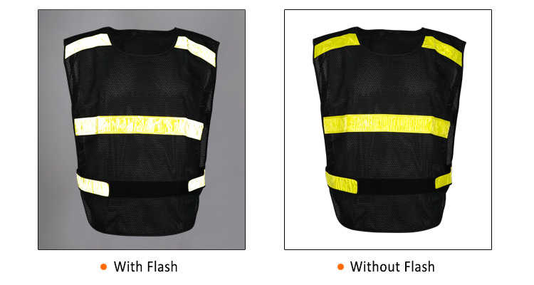 High visibility flame resistant security custom mens safety vest