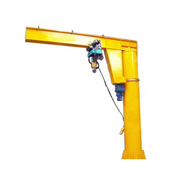 15 t fixed slewing jib crane with electric chain hoist