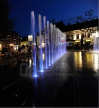 led light decrotive music garden water fountain