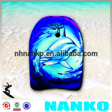 Bodyboard swimming wooden surfboard colorful