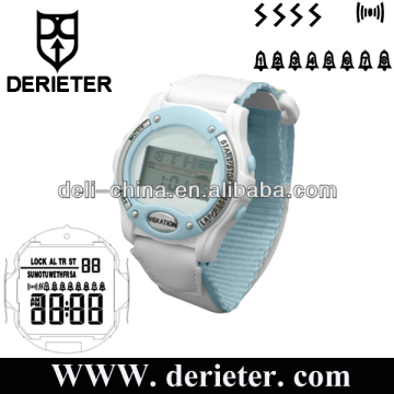 Shenzhen Factory LCD Vibrating Watch Alarm Countdown Timer