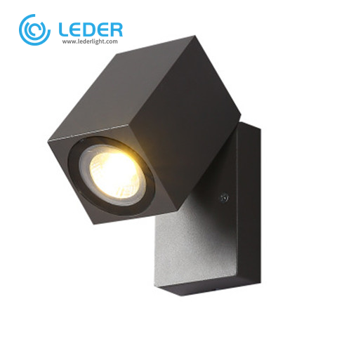 Lámpara de pared LED para exteriores LEDER Square Track