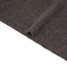 Deep Brown Alpaca Merino Wool Blend Fabric