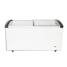 588L 220V Chest Freezer with Glass Door - Refrigerator for Cold Drinks and Food Storage