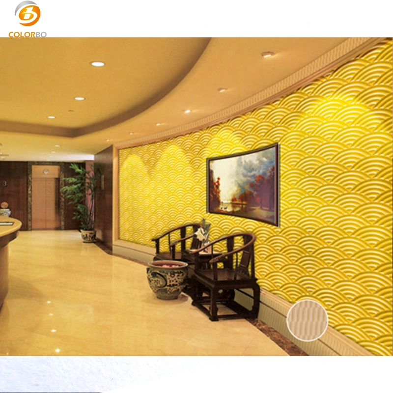 Interior Environmental Protection MDF Wave Decorative Wall Panels