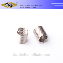 helical threaded insert for metal