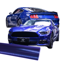 Glossy Metal Paint Blueburry Car Wrap