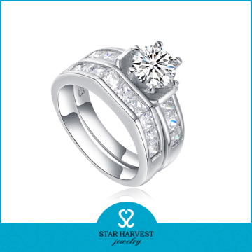 Cubic zircon stone lord of the rings ring