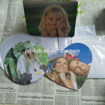 sublimation heat transfer natural rubber blank mouse mat