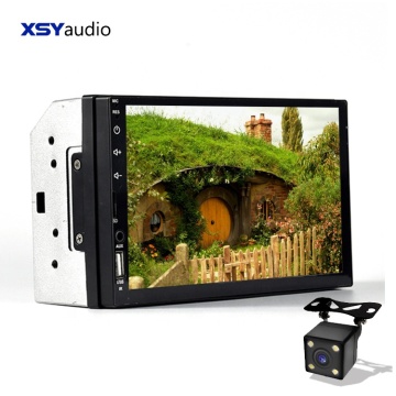 Universal 2DIN Car MP3 Video Player with 7\" Touch Screen - Complete Auto Radio, FM, USB, AUX, BT & Multimedia Functions