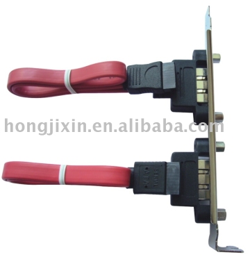 eSATA 7P cable with Bracket