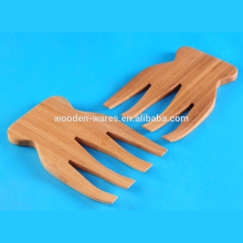 cheap price custom bamboo salad serving fork salad hand