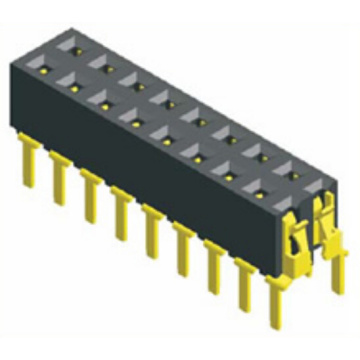 2.54mmfemale rubrik Dual Rowcentipede Foot Type