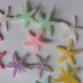 Glittering Artificial Resin Sea Star Shape Beautiful Bead Sea Star Fish Kawaii Cabochons for Craft DIY Accessories