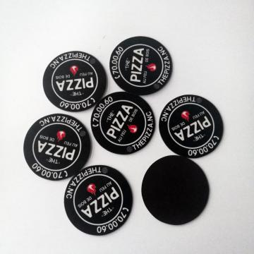 Weatherproof circle shaped  die cut sticker