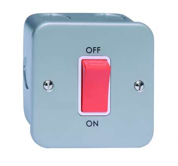 1 Gang 45A Dp Switch Metal Clad
