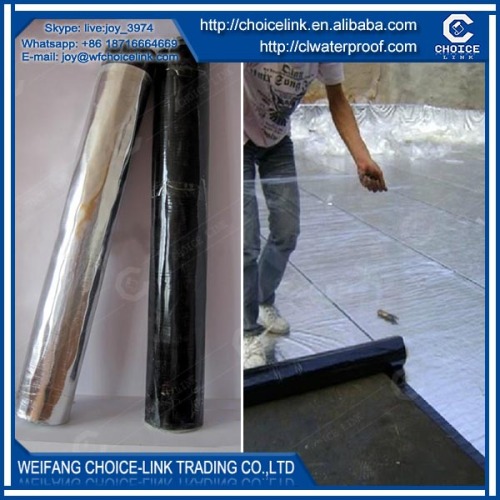 self adhesive modified bituminous waterproof membrane for roof