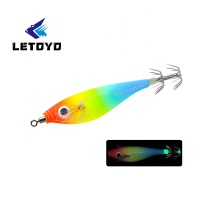 LTOEYO LT130875 60mm/8g Floating Sutee Squid Jig with Umbrella Hook - Realistic Fishing Lure